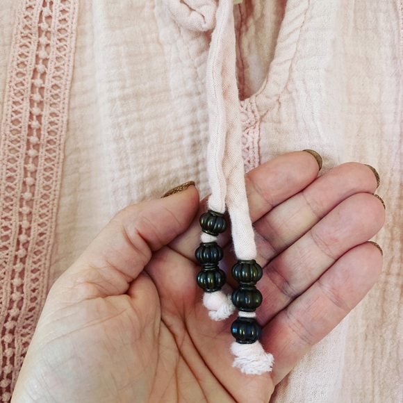 Matilda Jane Women’s Pink 💯 % Cotton Blouse - Size Large 🌸🌟🍁 - Picture 5 of 5